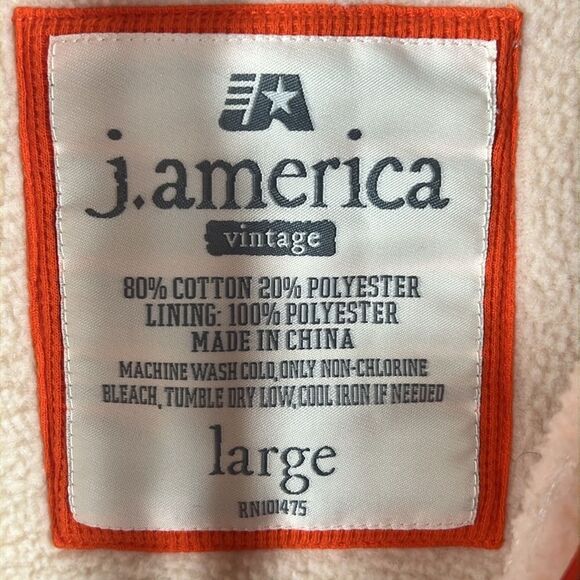 🏈🏀 Vintage OKLAHOMA STATE COWBOYS Zip Up Sherpa Lined Hoodie Jacket - L - EUC - Picture 12 of 12